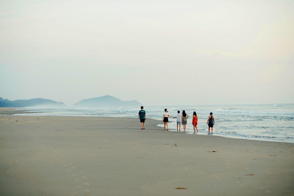 young, sea, friend, outdoors, beach, nature, friends, people